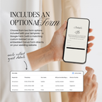 Old Money Save The Date Website Template (Lace 01)