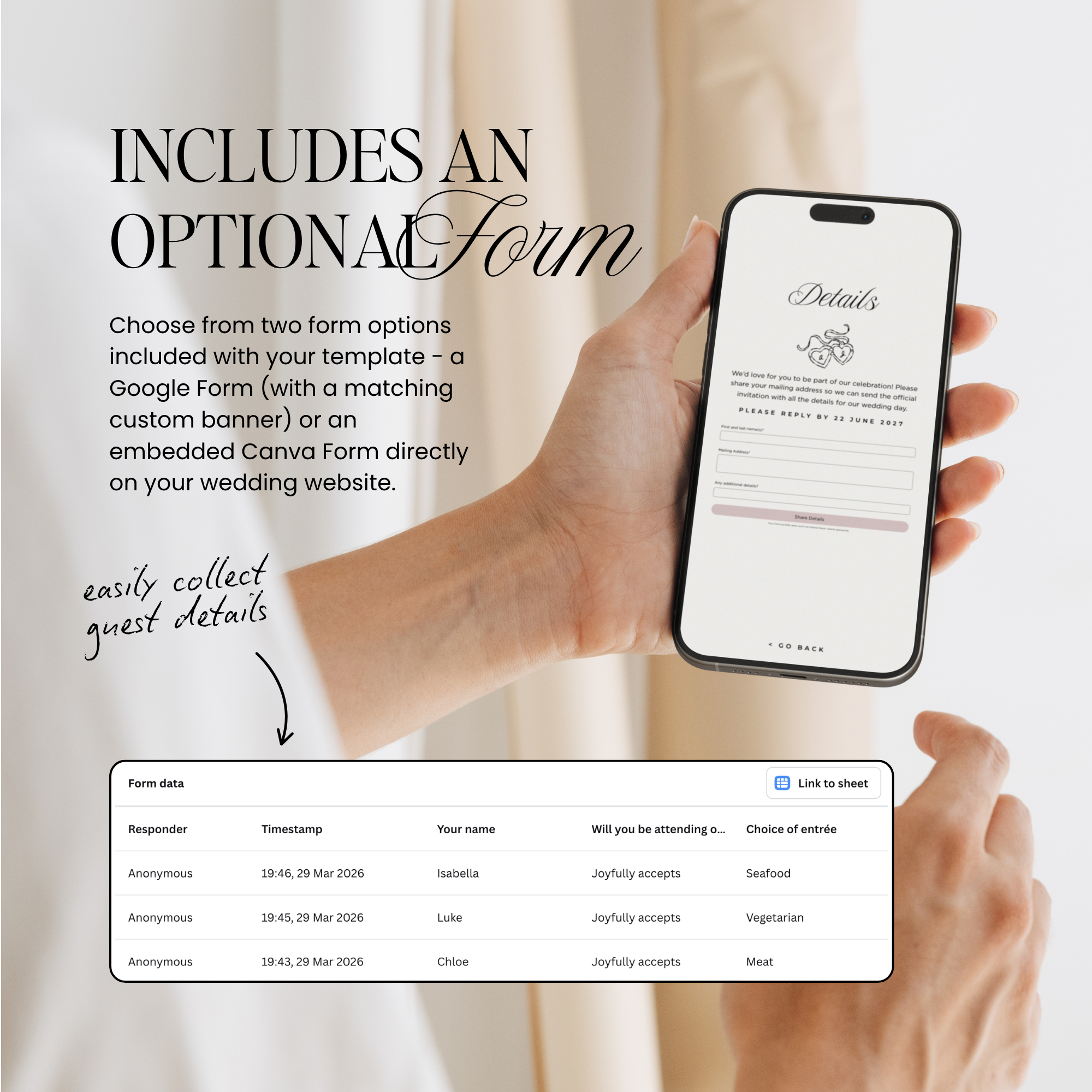 Save The Date Wedding Website Template (Burgundy & Ivory)