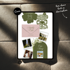 Wedding Website Template with RSVP (Pink & Green)