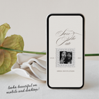 Save The Date Website Template (Romantic 01 - Ivory)